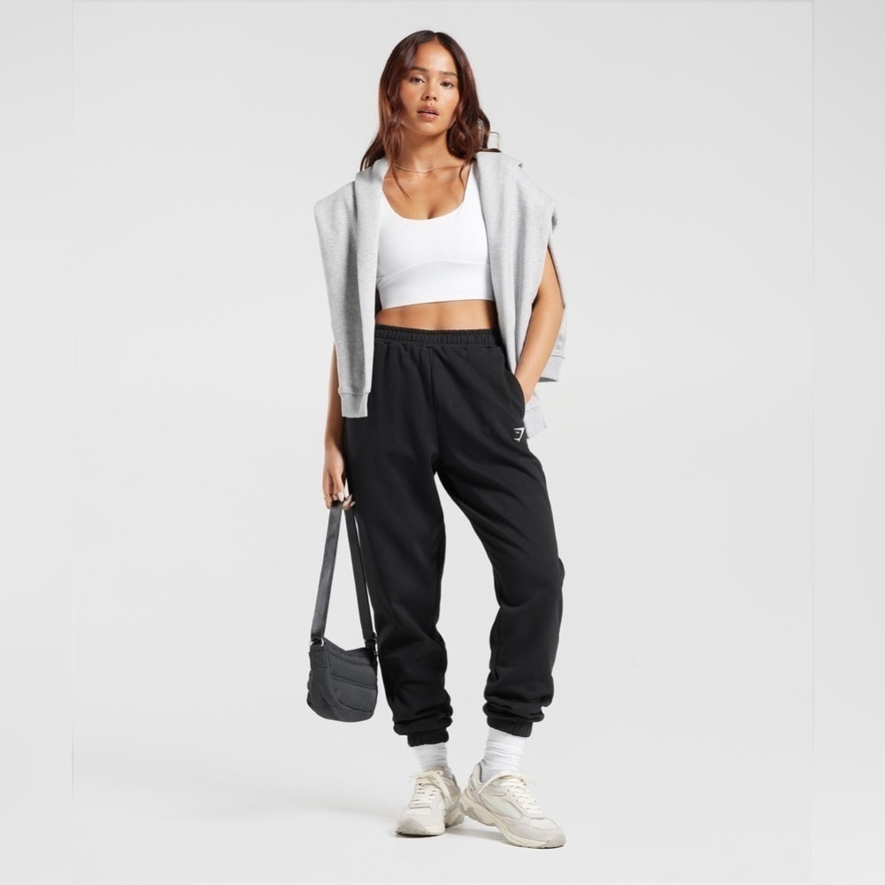 Gymshark Black TRAINING FLEECE JOGGERS Small